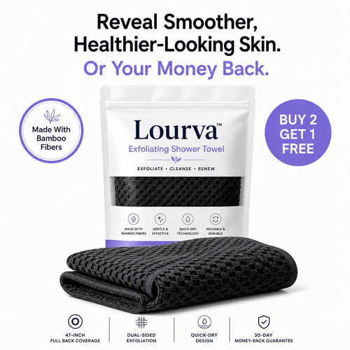 Lourva™ Exfoliating Shower Towel