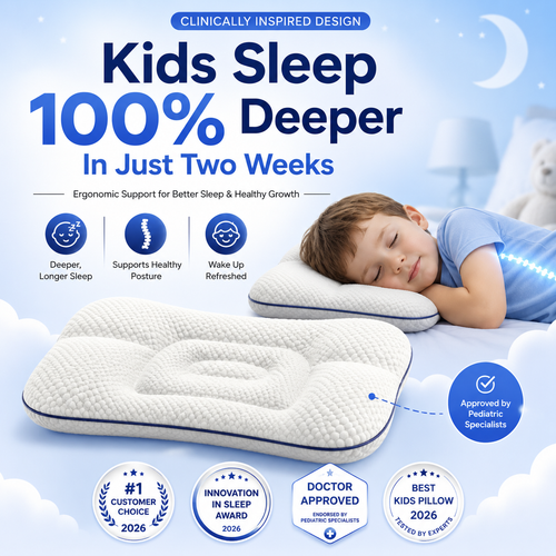 ComfortAlign™ – Ergonomic Kids Posture Pillow